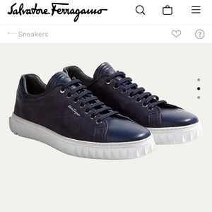 Ferragamo Leather Sneaker